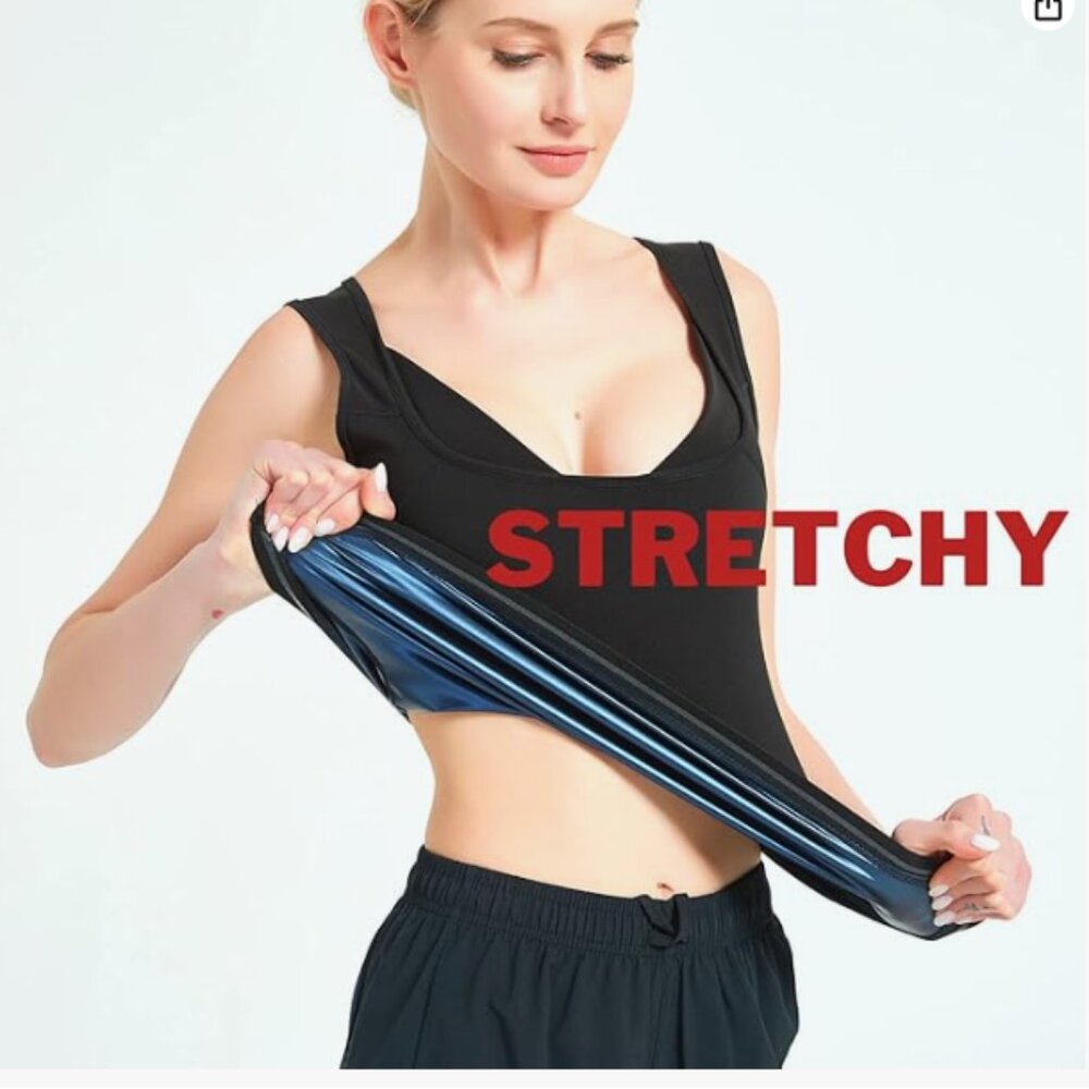 Nano Hertz Sauna Vest Sweat Suit Shapewear Tank Top